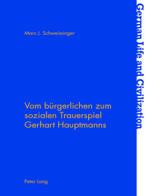 cover image of Vom buergerlichen zum sozialen Trauerspiel Gerhart Hauptmanns